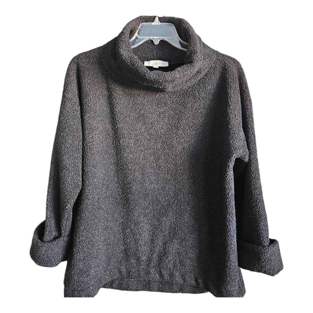 Loft Womens Cowl/Turtleneck Sweater with Cuffed Sleeves Sz Large